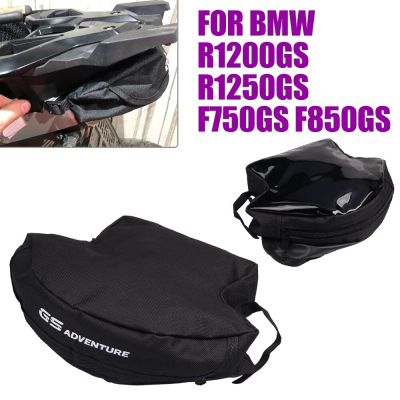 มอเตอร์ F750GS F850GS ท้ายรถมอเตอร์ไซด์สำหรับรถ Bmw R1200 R850 Gs R1250GS กล่องเครื่องมือสีดำ