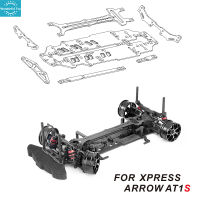 WT【ready stock】Rc Car Chassis Carbon Fiber Upgrade Accessories Kit Compatible For Xpress Arrow At1s 1:10 Rc Touring Car【cod】