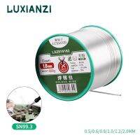 LUXAINZI Lead Free Solder Wire Sn99.3 Cu0.7 Low Melt 0.5/0.8/1.0/1.5mm Rosin Soldering Wire Roll No-clean Tin BGA Welding Tools