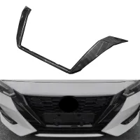 for Nissan Sentra Bluebird Sylphy Almera 2020 2021 Carbon Fiber Front Grille Grills Cover Trim Head Grills Strip