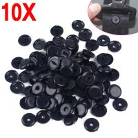 10/20PCS Car Safety Seat Belt Stopper Spacing Limit Buckle Clip Retainer Seatbelt Stop Button Anti-slip Plastic Black Auto Parts