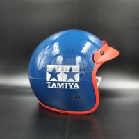 หมวกกันน็อค TAMIYA สีน้ำเงิน/แดง , H2C แท้จากศูนย์ (THSTDHROF1FSZR)