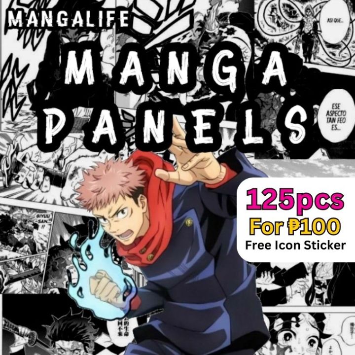 Manga Decoration Wallpaper, Manga Panel Wall Stickers