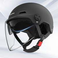 3C Motorcycle Helmet Men Woman Electric Riding Double Lens Helmet Four Seasons Comfortable Ventilation Adjustable Safety Helmet