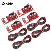 4Pcs Mechanical Endstop Switch 3D Printer Ramps 1.4 Control Board Part Limit Switch with 3 Pin 70cm Connecting Cable