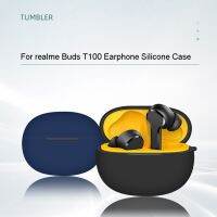 【CC】 Earphone Shockproof Housing Skin-friendly Cover for realme Buds T100 Washable Non-slip Sleeve Dropshipping