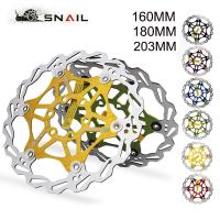 SNAIL MTB bicycle Floating Disc Brake rotor 160/180/203mm bike disc Brake Ultralight Fit Shimmano Brakes cycling Accessories Other Bike parts