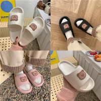 Cute cartoon slippers for girls in summer, girl heart, home anti-skid and odor proof couple, thick bottom, cold and external wear可爱卡通拖鞋女夏ins少女心家用防滑防臭情侣厚底凉拖外穿