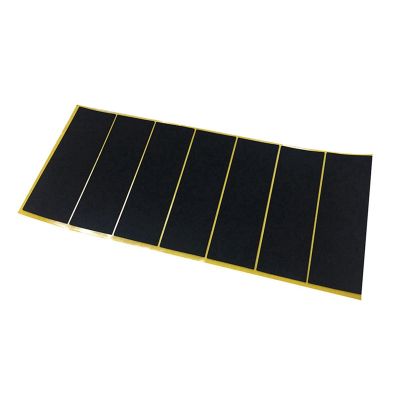 100Pcs/Lot Black Fingerboard Deck Uncut Tape Stickers Black Foam Grip Tape Stickers 38mmx110mm
