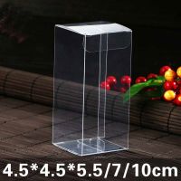 clear plastic pvc box packing boxes for gifts/chocolate/candy/cosmetic/crafts square transparent pvc Box 20pcs pvc box in 2019