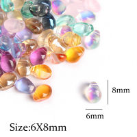 30100pcs Crystal Small Crescent Moon Stones Crushes Stones Colorful Nail Art Decorations DIY UV Gel Polish Accessories