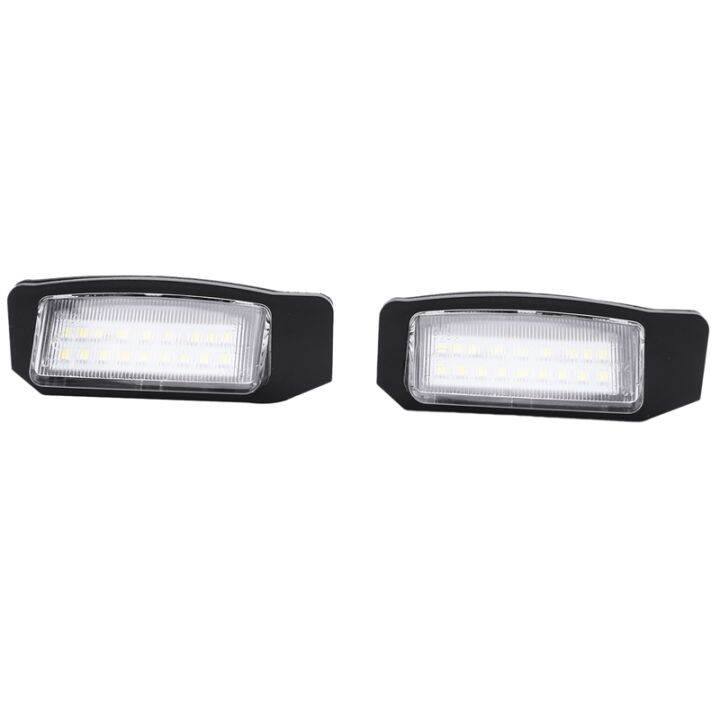 2Pcs 12V Led Canbus Led License Plate Light For Mitsubishi Outlander