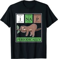 Funny Science Sloth Shirt-I Nap Periodically Sloths Lovers  Cotton Man Tops Shirts Fashionable Cute Top T-shirts