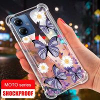 Motorola MOTO G50เร็ว5G 5G G71มาโคร G51 G9 G9Plus พลังงาน G8เบาใสผีเสื้อเคสซิลิโคนกันกระแทก4มุมฝาครอบกันตก