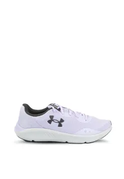 Under Armour Charged Impulse 3 Knit Running Shoes for Women -  White/White/Metallic Silver