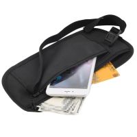 Travel Pouch Hidden Zippered Waist Compact Security running / sport Waist Belt Bag Portable Storage Bag Running Belt