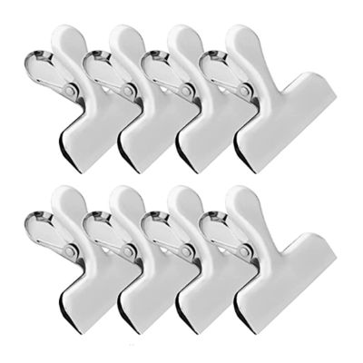 8Piece 3 Inch Wide Bag Clips Food Clip Kitchen Clips for Food Packages for Snack