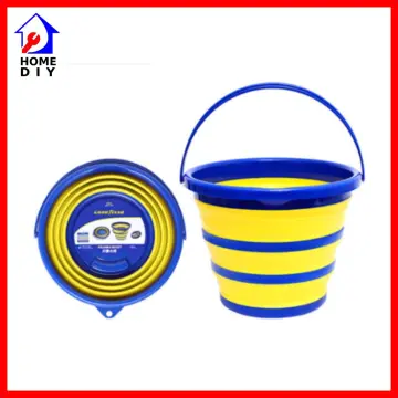 3L/5L/10L Collapsible bucket Portable Folding TPR Bucket Foldable Outdoor Folding  Bucket Fishing Promotion Camping Car Wash Bucket Outdoor Camping