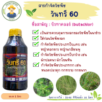 วันทรี 60 (บิวทาคลอร์) 1 ลิตร #สารคุมวัชพืช#คุมเปียก#คุมแห้งในนาข้าว#หญ้าข้าวนก#หญ้าดอกขาว#ผักปอดนา#หนวกปลาดุก