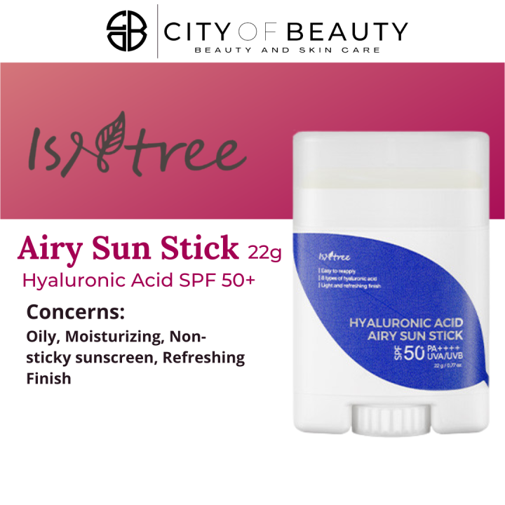 ISNTREE Hyaluronic Acid Airy Sun Stick 22g Lazada PH