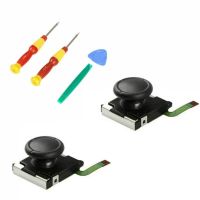 Replacement Left &amp; Right 3D Analog Joystick Control With Screwdriver Repair Parts Tools For Nintendo Switch Joy-con Accessories Controllers