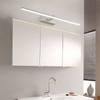 QLTEG Modern LED Mirror Lights long BlackWhite 0.4-1.2M Anti-fog LED Bathroom lights dressing tabletoiletbathroom mirror lamp