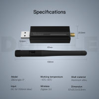 Topdigit ไอทีดซอนออฟ ZBDongle-P Zigbee 3.0 USB Dongle บวกเกตเวย์ Zigbee อัจฉริยะที่ฉายล่วงหน้าด้วยเฟิร์มแวร์ผู้ประสานงาน Z-Stack 3.x. 0ขยายช่วงเครือข่ายของคุณ