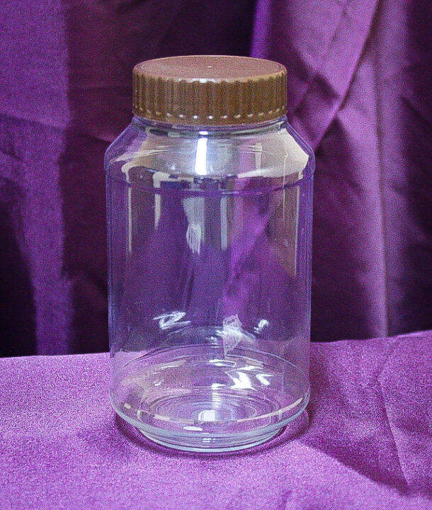 A088 Round 400 mL Peanut Butter Jar GPET Plastic Bottle with 48 mm Cap