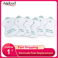 Agdoad 10คู่ TENS อิเล็กโทรดแผ่นอุปกรณ์ทดแทน Replacement Accessories For JR309