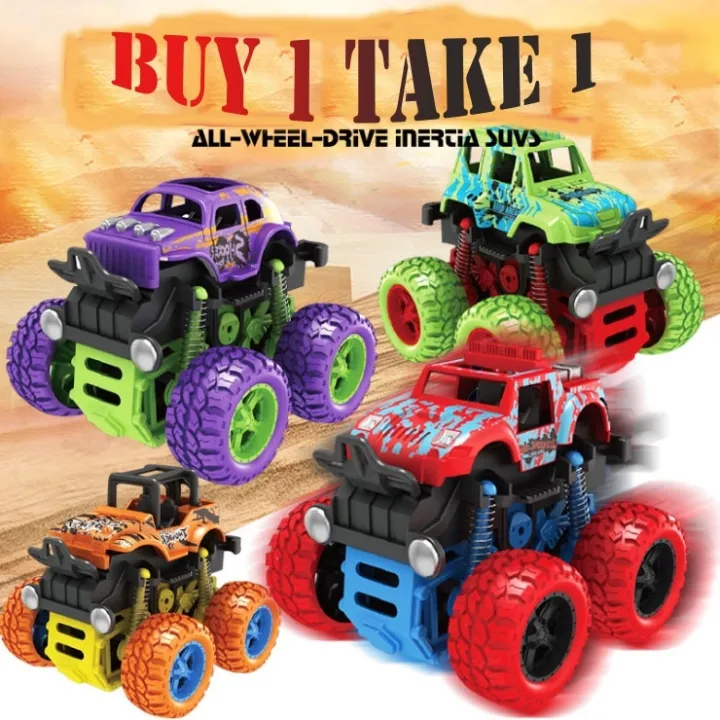 {BUY 1 TAKE 1}Truck Inertia SUV Car Toys Friction Power Vehicles Truck