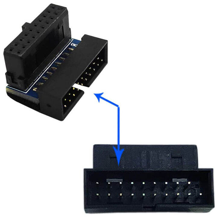 2-pcs-usb-3-0-20-pin-male-to-female-l-turn-90-degree-right-angle-power-adapter-board-for-motherboard