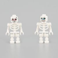 Mini Halloween Skeleton Soldier Ghost Zombie Figure Scene Decoration Small Particle Building Blocks for Kid Developmental Toys