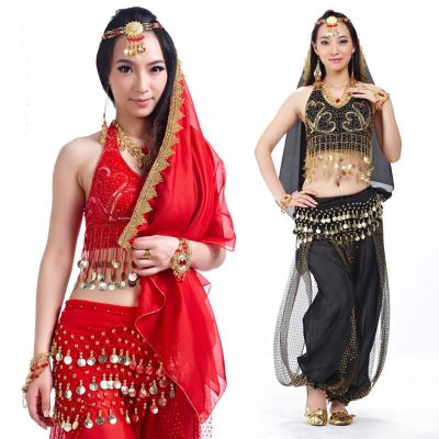 hot【DT】 Bra/Pants nice belly dance Wears Costumes indian Bollywood dancing Suits clothes 9 colors