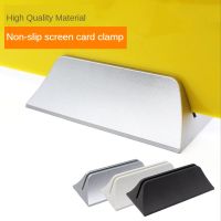 2pcs Removable Plastic Screen Support Acrylic Board Support Frame Student Exam Isolation Board Base Partition Fixed Clip