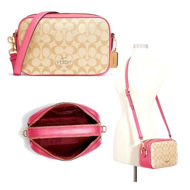 ของแท้ 💯 กระเป๋าสะพายข้าง COACH 68168 JES CROSSBODY IN SIGNATURE