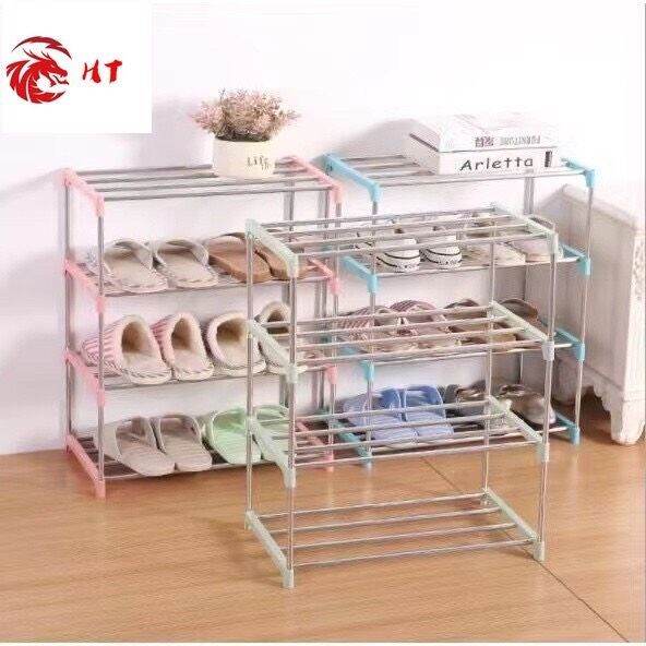 4 Layer Stainless Shoe Rack Shoe Organizer Lazada PH