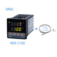 PID เทอร์โมควบคุมอุณหภูมิเร็กซ์ C100 Regulator REX-C100รีเลย์เอาท์พุท K T Hermocouple 1เมตร P Robe RKC XRKC