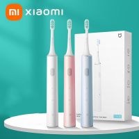 【LZ】◕♗♣  Xiaomi mijia t500 sonic escova de dentes elétrica ultra sônica inteligente recarregável sem fio ipx7 à prova dwaterproof água