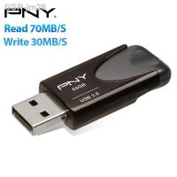 USB ความเร็วสูงแฟลชไดร์ฟ✔Jm28 PNY-USB 3.0ไดรฟ์ Cartão De Memória Disco U 70 Mbps Gravação 30 TA4 64GB 128GB 256GB