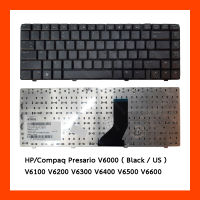 Keyboard HP Compaq Presario V6000 F700 Black UK (Big Enter) แป้นอังกฤษ ฟรีสติกเกอร์ ไทย-อังกฤษ