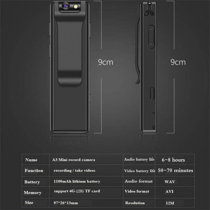 zp-z3มินิกล้องดิจิตอล-hd-ไฟฉายไมโครแคมแม่เหล็กตรวจจับการเคลื่อนไหวห่วงบันทึกโฮมออฟฟิศกล้องวีดีโอ