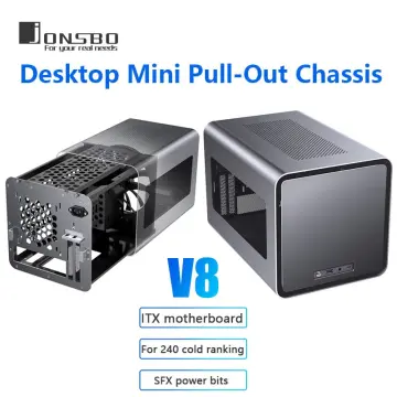 Jonsbo V8 Mini-ITX Case - Grey