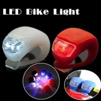 ✎✼☇ Led Silicone Mountain Bike Bicycle Front Rear Lights Push Cycle Light Clip Bycicle Accessories