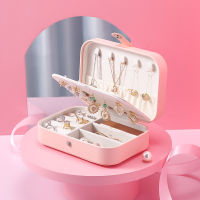 High Quality Jewelry Box Organizer Storage Leather Holder Earrings Ring Necklace Case Protable Jewel Packaging For Gift Display