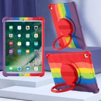 เคสซิลิโคนกันกระแทกที่แท้จริงสำหรับ iPad 9 10.2นิ้ว A2605 A2603 A2602 A2604ที่ใส่กรอบนุ่ม iPad 7 8 9th รุ่น iPad 10.2นิ้วปลอกคลิปหนีบสายเคเบิล