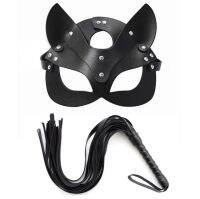 Women Exotic Female Leather Mask Half Face Fox Cat Party Cosplay Costume Stage performance Mask