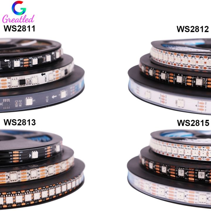 WS2812B Led Lights DC5V WS2812 RGB Led Strip Light Individually Addressable  Smar
