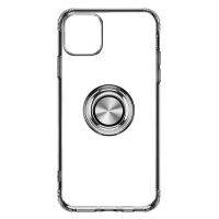 for Iphone 11Pro Max Soft TPU Elastic Ring Bracket Case, Condom - 5.8 inch Transparent