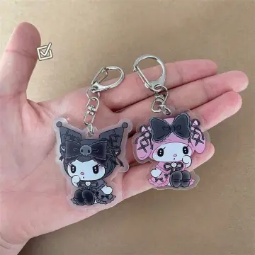 20Pcs/set Sweet Cool Style Cartoon Cute Kuromi Kawaii Cinnamoroll My Melody  Kitty Resin Nail Jewelry Accessories Toys for Girls