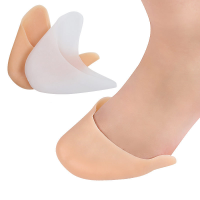 20ชิ้น = 10คู่รั้งรองเท้า Protector Bunion Cushion แทรกเจลซิลิโคน Toe Foot Care Ballet Pads Hallux Valgus Orthotics